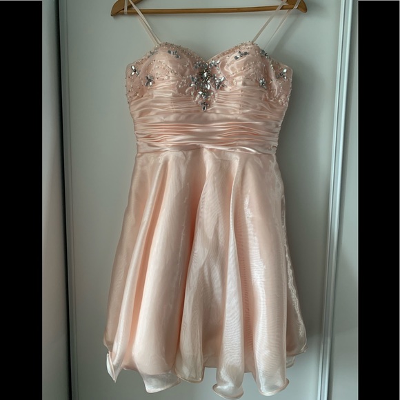 Formal Prom Strapless Dress - Picture 2 of 4